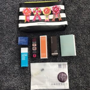 Sephora sample bag - 7 samples, 1 sephora bag